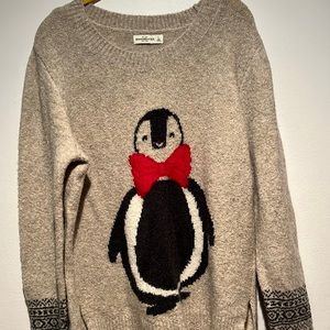 Winter penguin sweater from Abercrombie & Fitch size large